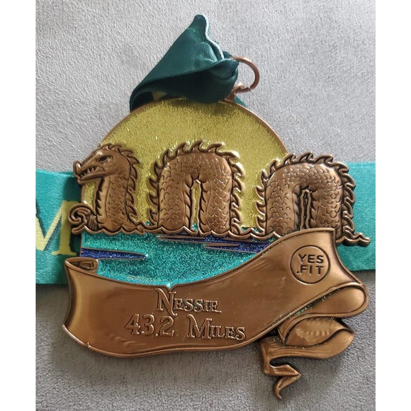 Yes.Fit - Nessie 43.2 Miles Fitness Medal - Add to Your Collection - Picture 1 of 2